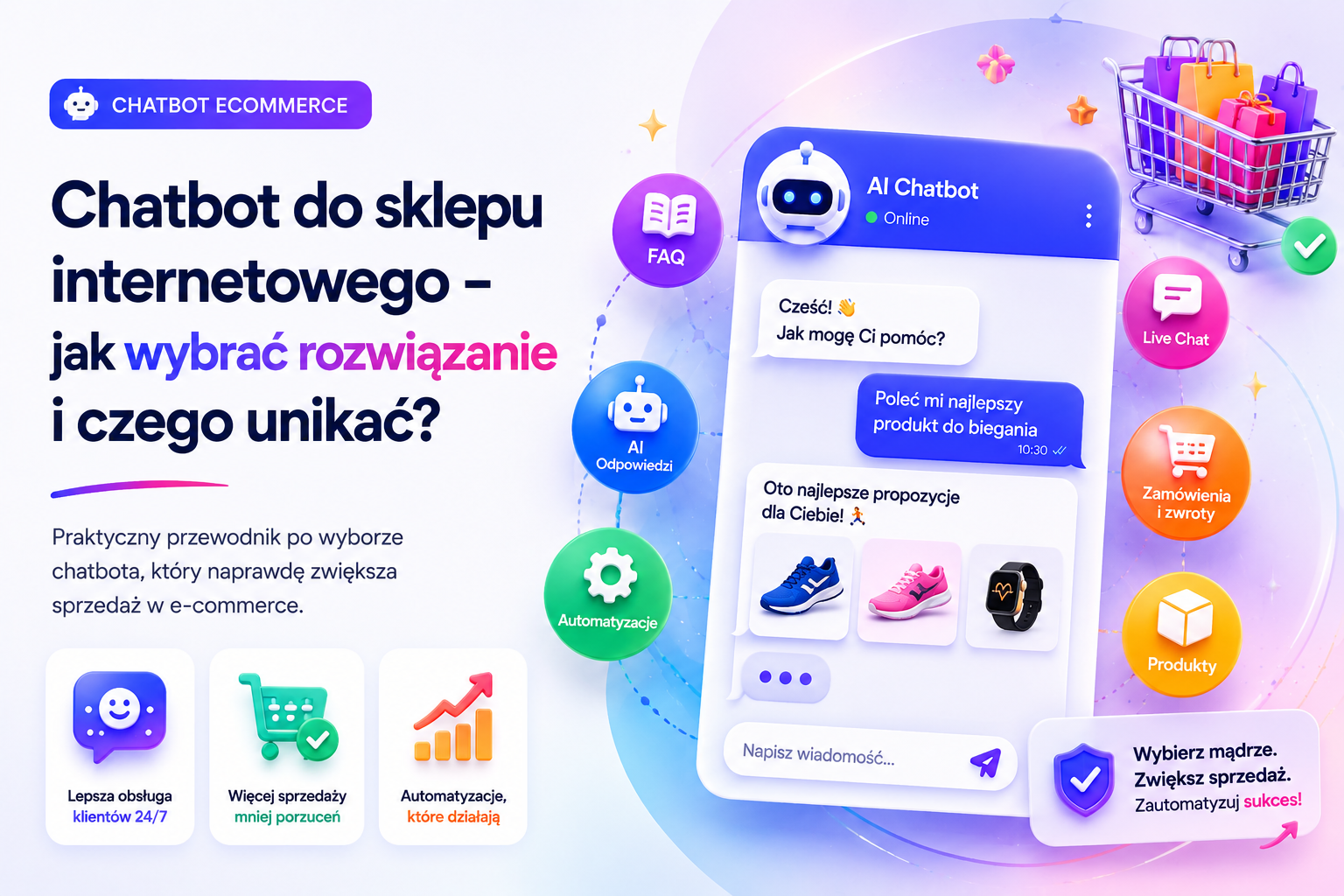 Chatbot do sklepu internetowego - jak wybrać rozwiązanie i czego unikać